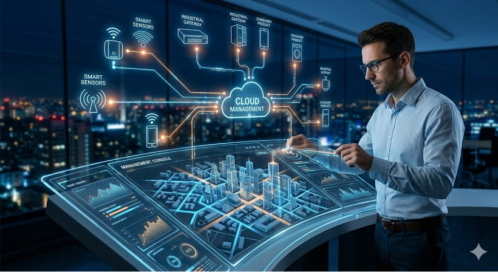 IoT cloud management and connected devices